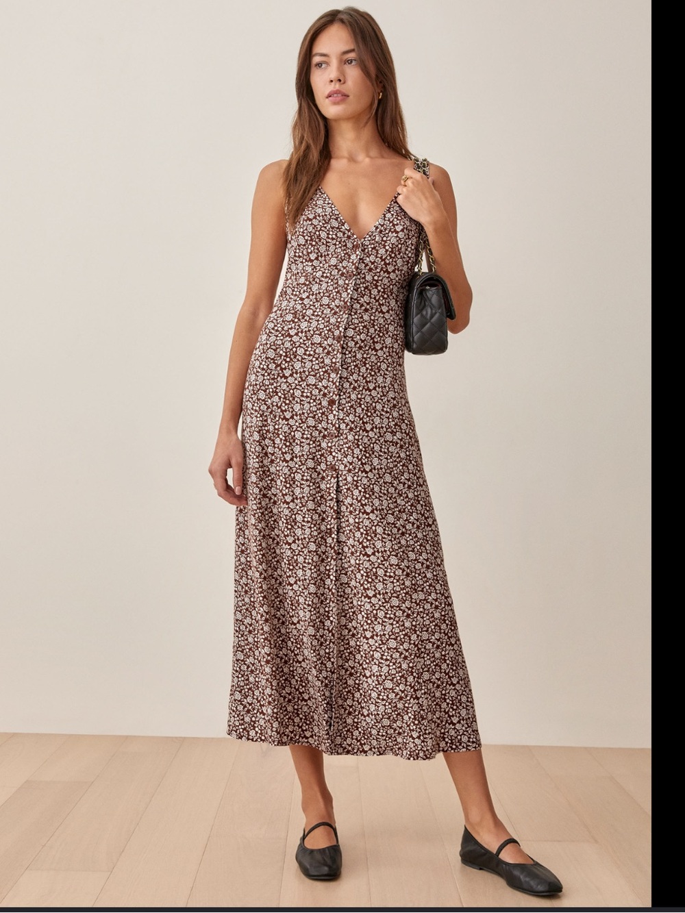 Reformation Luke Midi Dress